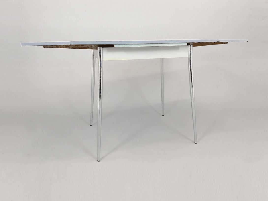 Foto White Kitchen Table Extendible h74x94x63