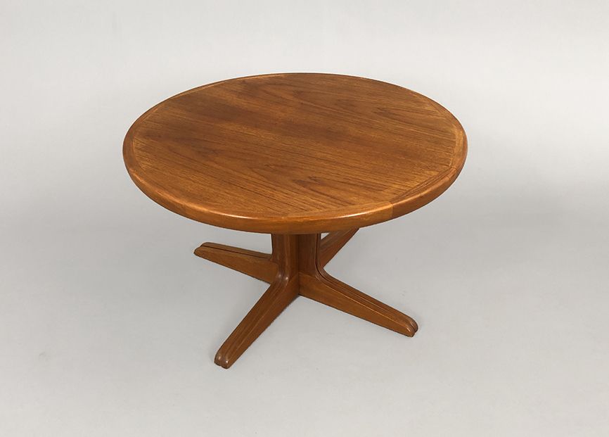 Foto Round Wooden Teak Coffee Table h54x91