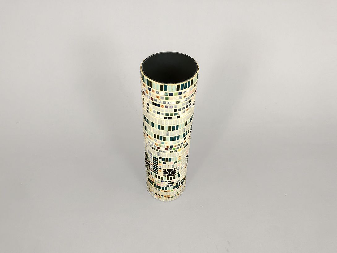 Foto Ceramic Vase with Mosaic Surface h60 C7