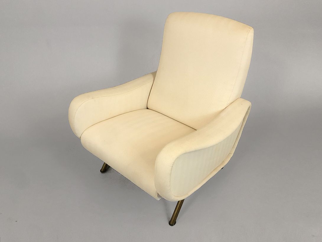 Foto White Zanuso Lady Armchair for Cassina