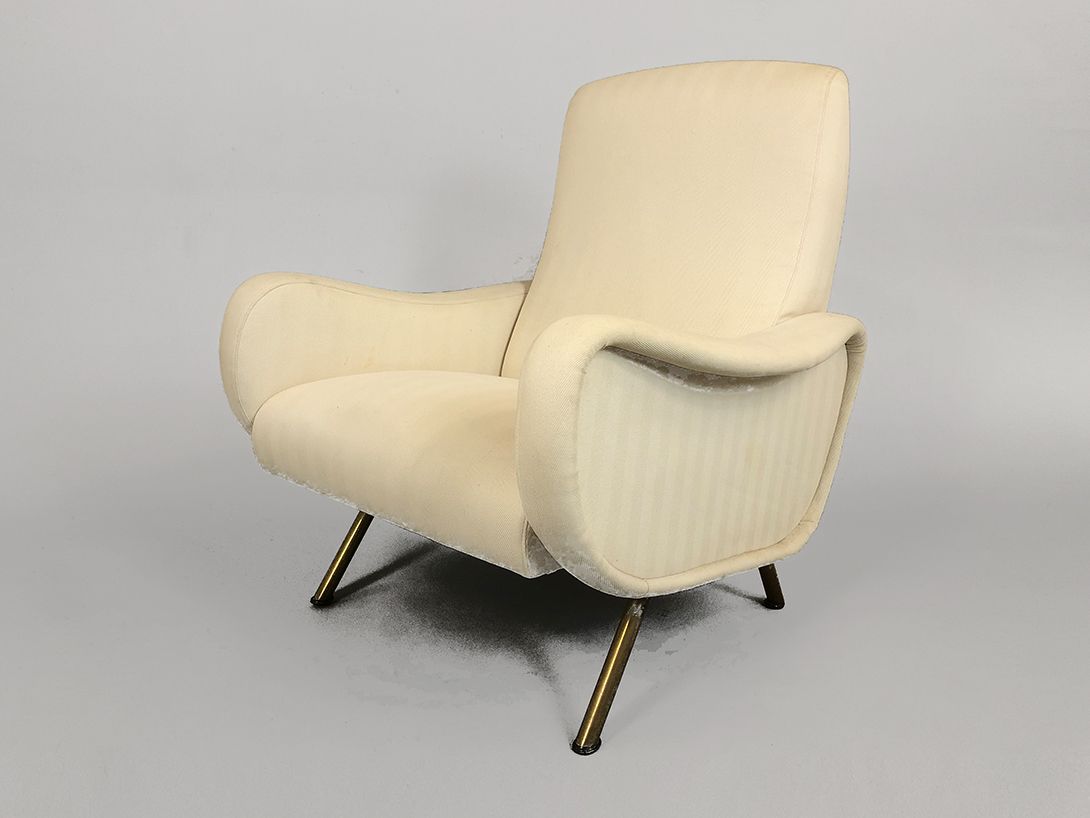 Foto White Zanuso Lady Armchair for Cassina