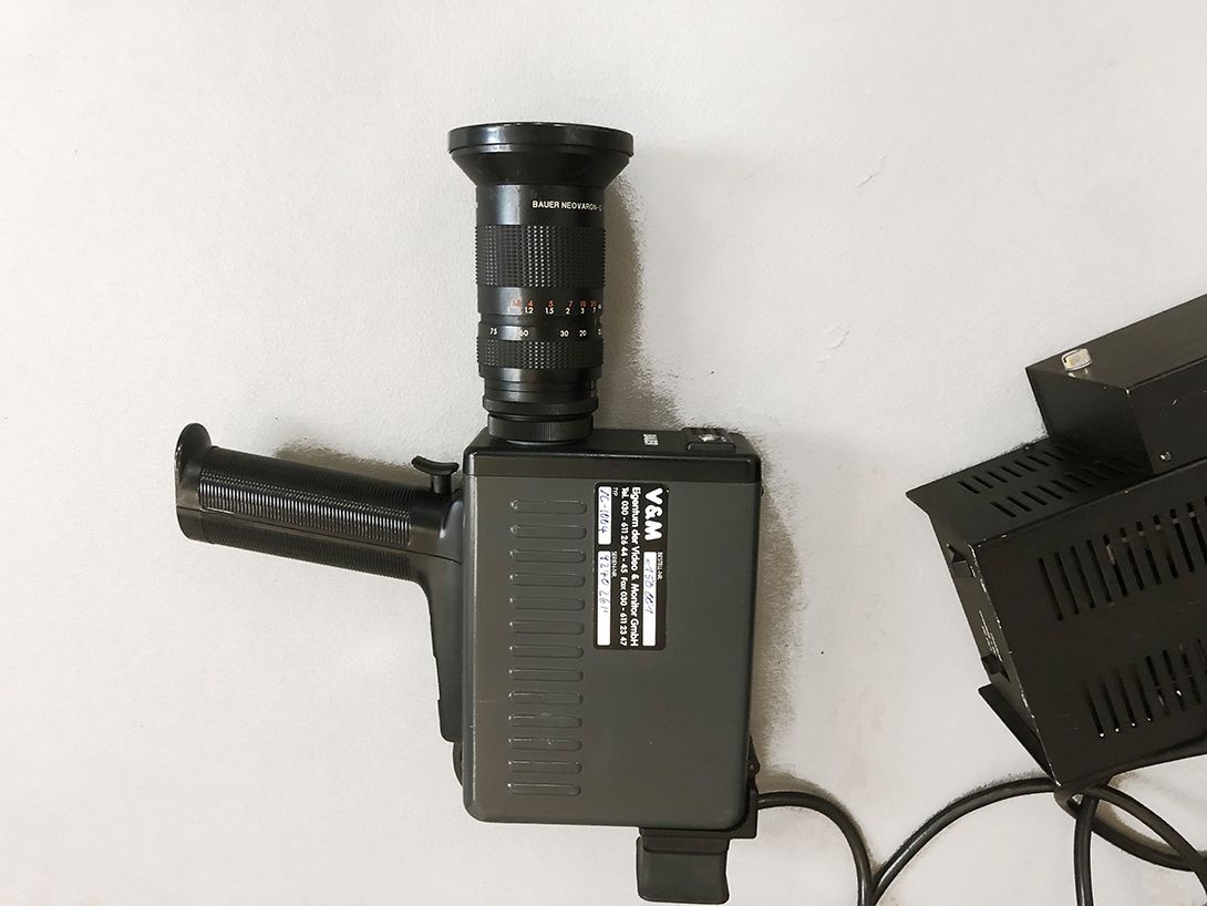 Foto Portable Interview Set with Camcorder and Tape Recorder