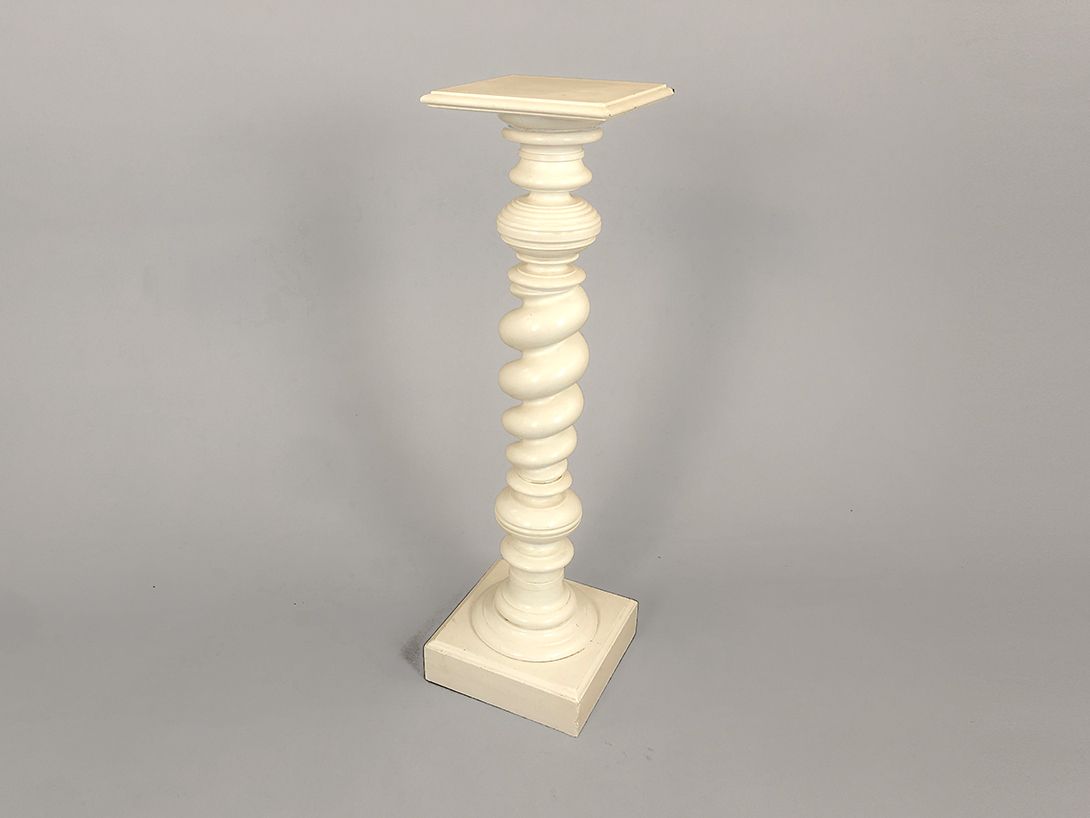 Foto Turned Wooden Column Spreewald 1890