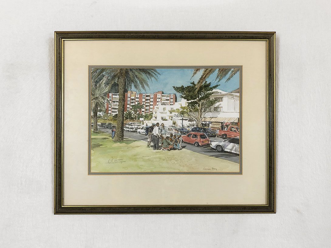 Foto Drawing of a Busy Street h35x42 11b7