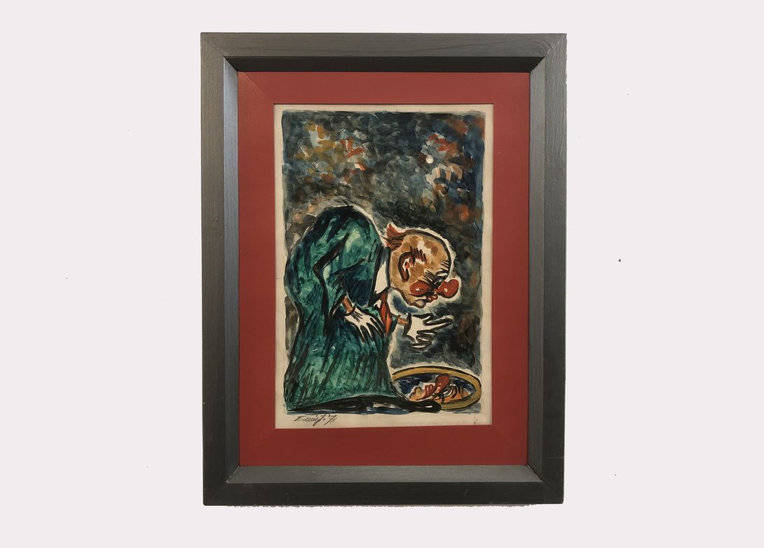 Foto Expressionist Painting Clown h63x50 22E11