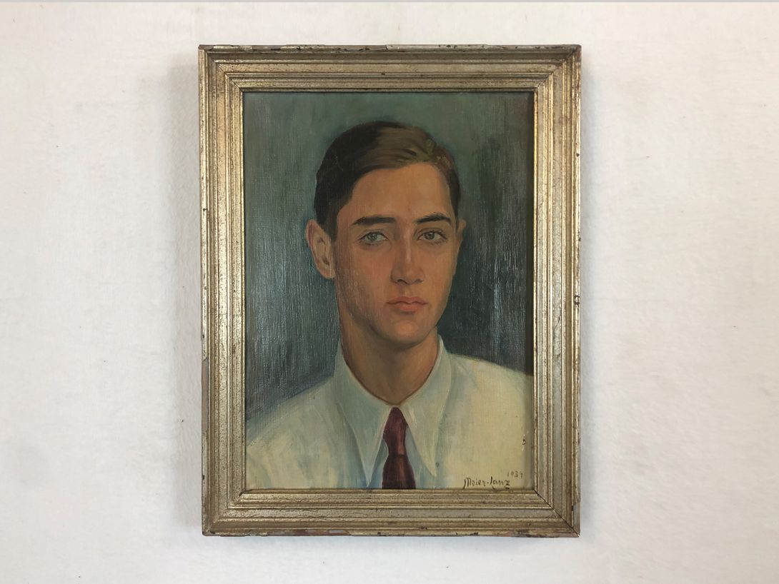 Foto Oil Painting Portrait of a Young Man h50x39 26D1