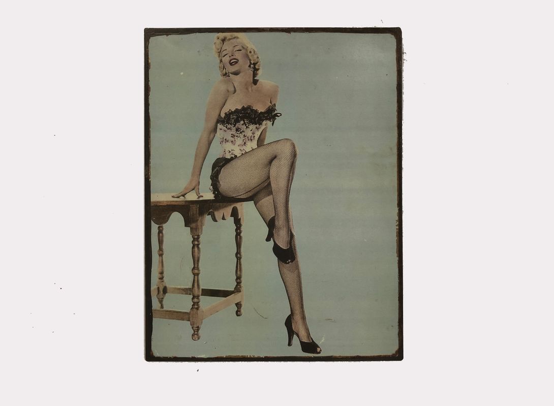 Foto Pinup Metal Sign h35x26 20C5