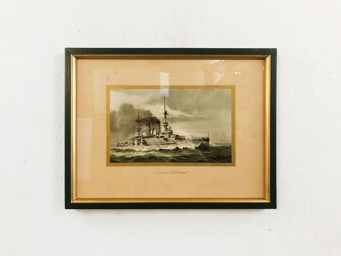 Foto Lithography of a Ship,  Zähringen Germany h43x56 23D20