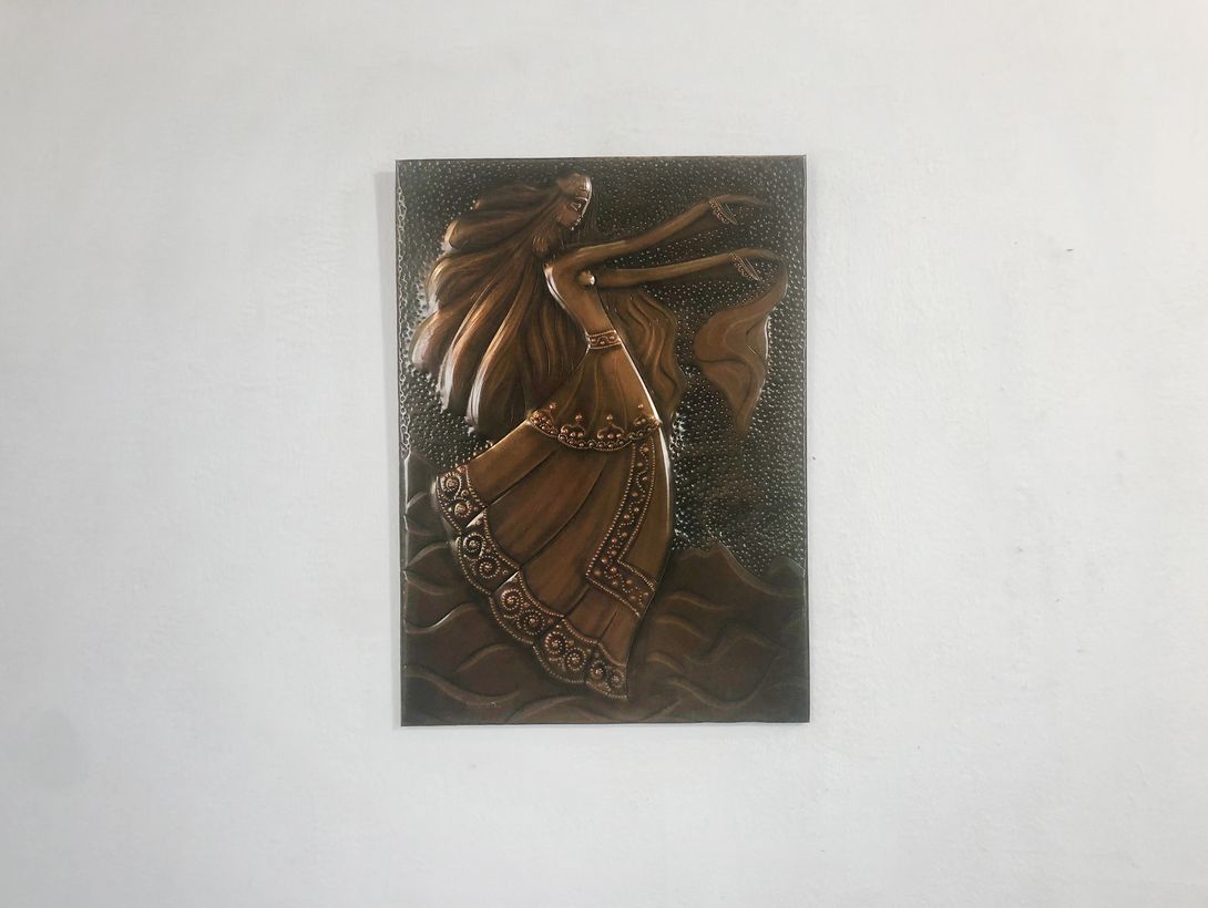 Foto Metal Picture Woman in the Wind h56x44 18E9