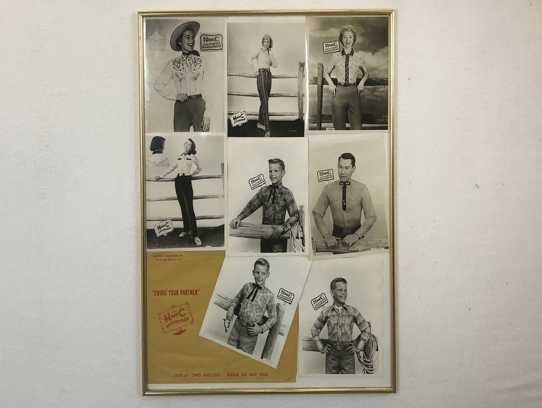 Foto Cowboy Fashion Advertisement Collage USA 1955 h82x71 33A12