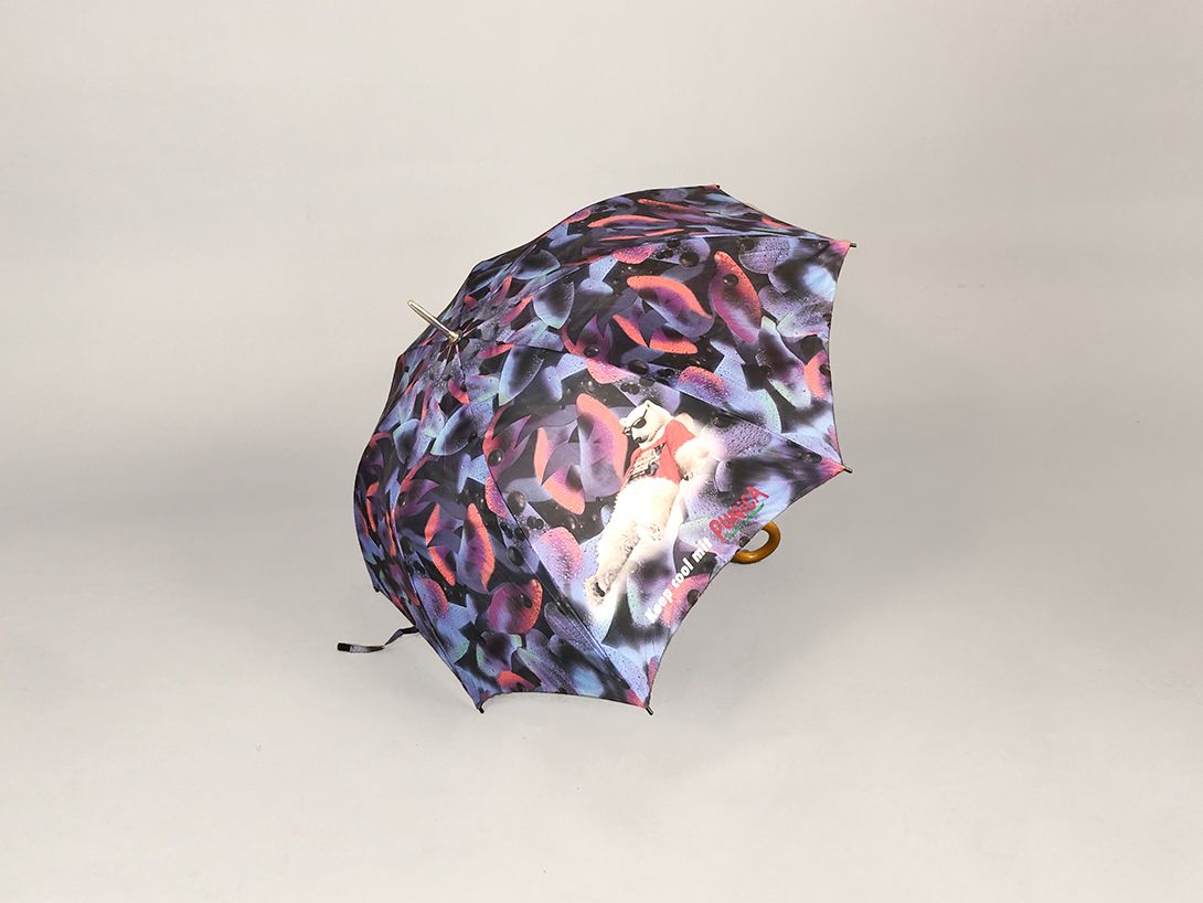 Foto Blue and Pink Pattern Punica Umbrella