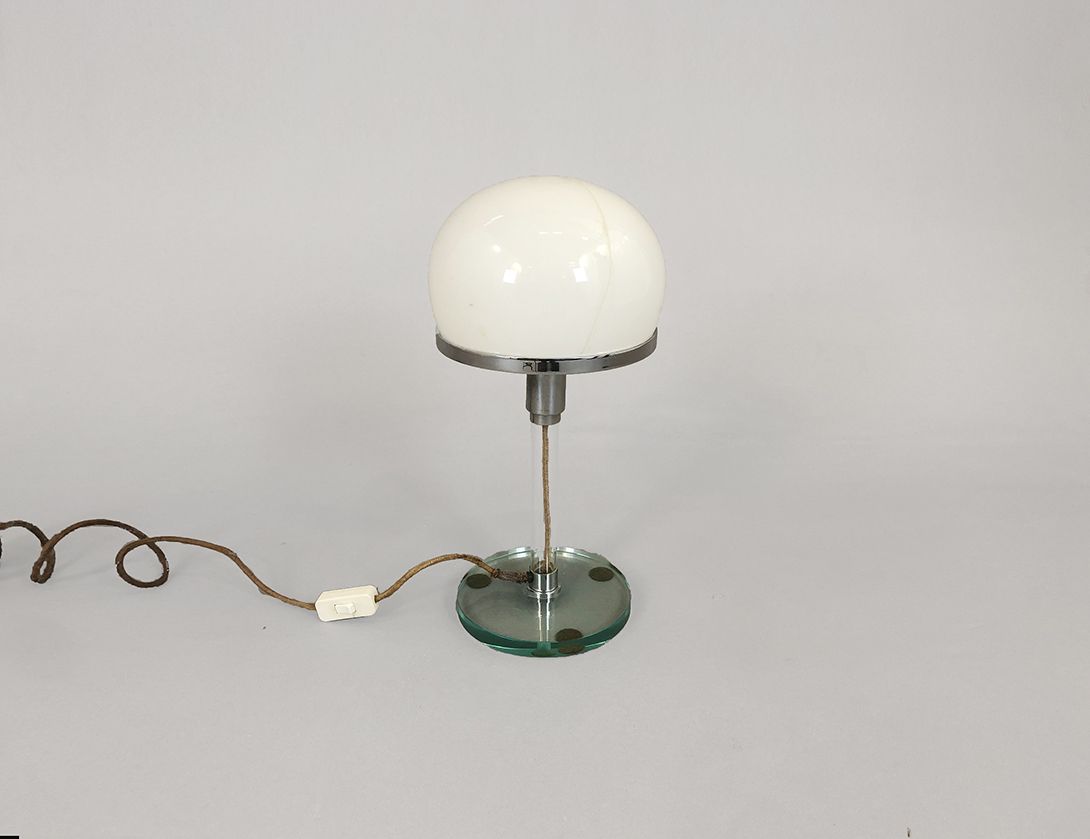 Foto White Wagenfeld Table Lamp h45 RB4