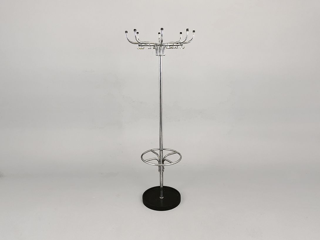 Foto Chrome Coat Rack with Eight Arms