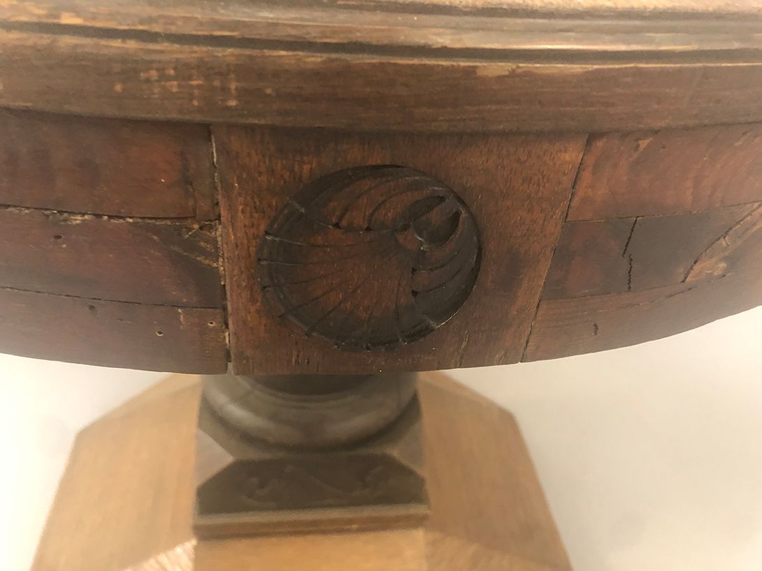 Foto Wooden Round Side Table h78x79