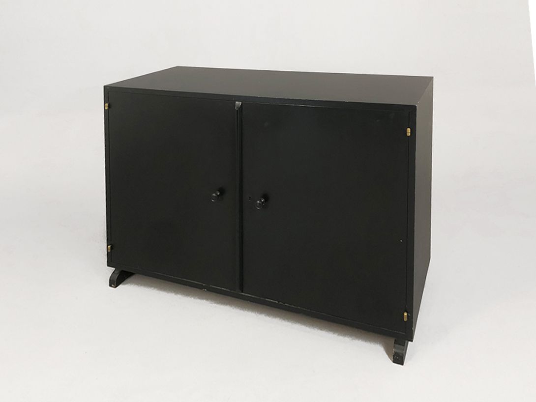 Foto Black Wooden Sideboard w126 *N