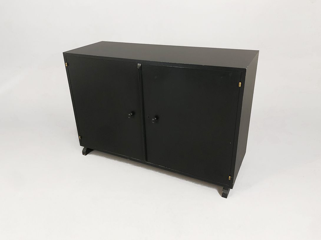 Foto Black Wooden Sideboard w126 *N