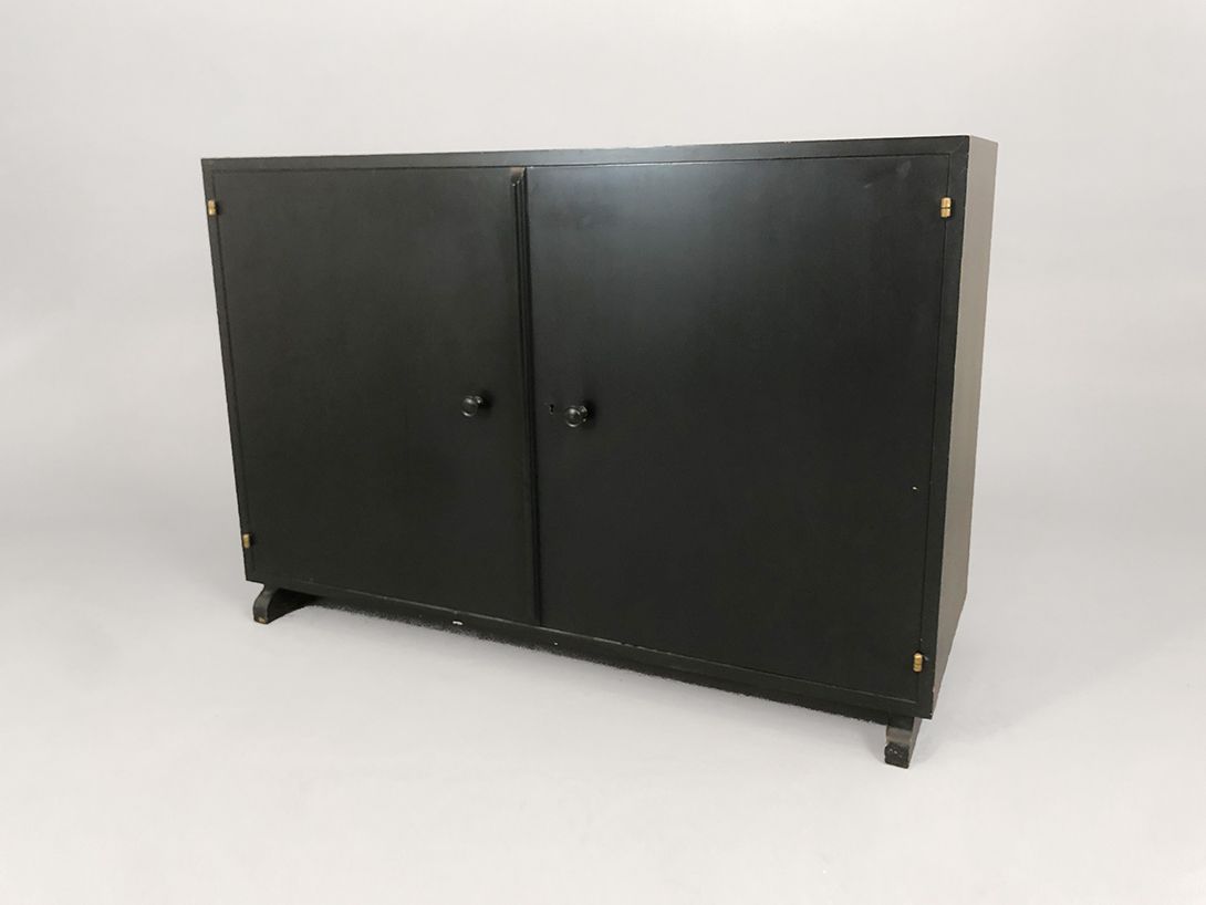 Foto Black Wooden Sideboard w126 *N