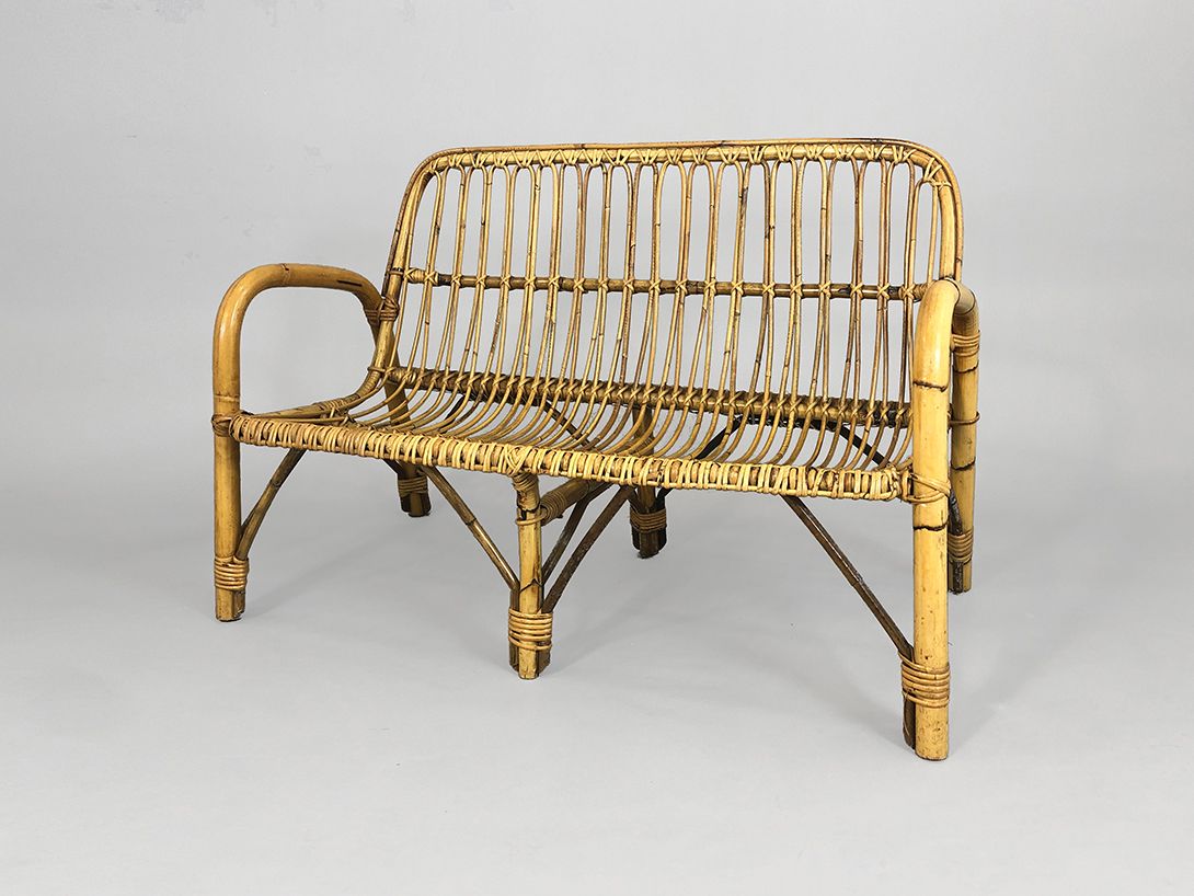 Foto Bamboo Garden Bench