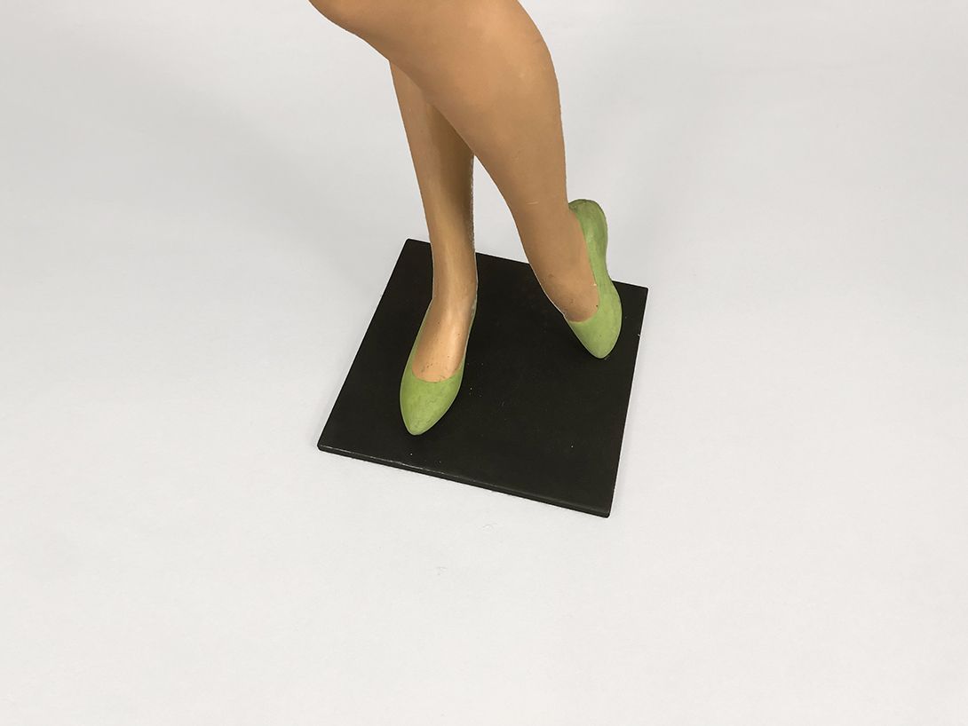 Foto Mannequin with Green Pumps