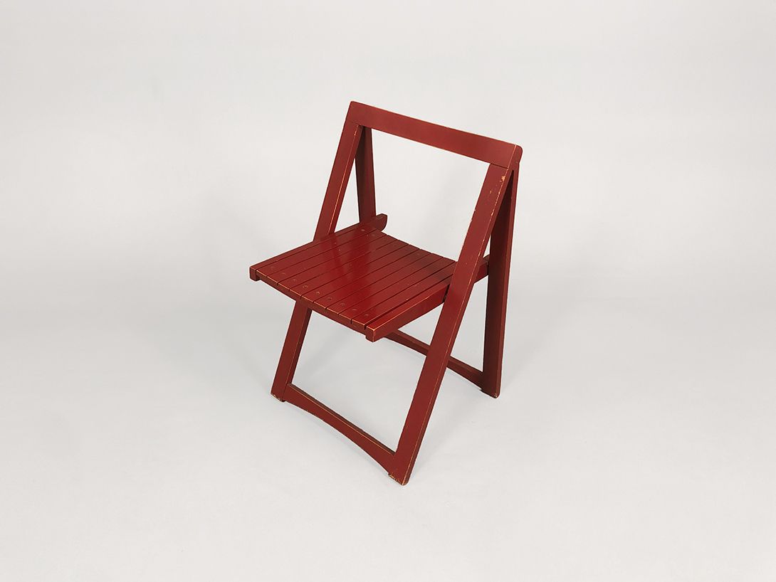 Foto Red Foldable Garden Chair