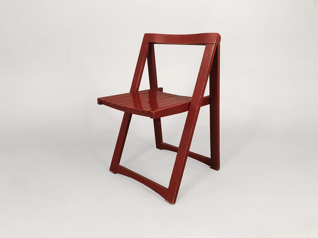 Foto Red Foldable Garden Chair