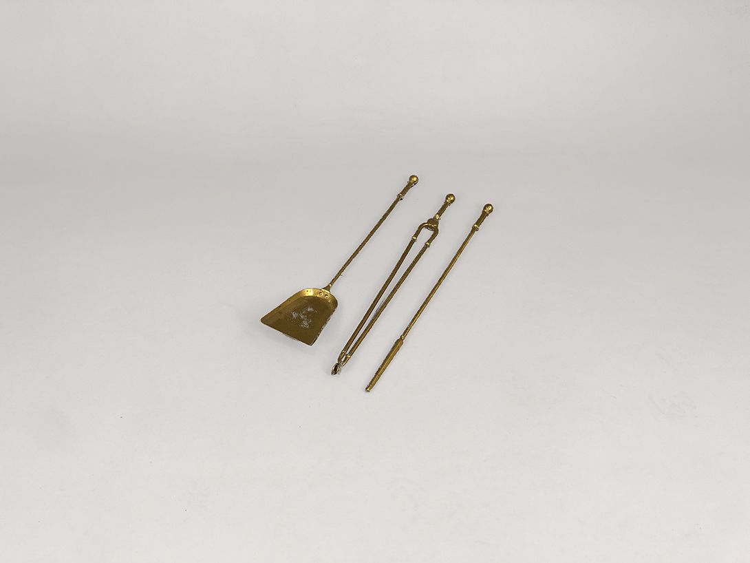 Foto Brass Fireplace Set