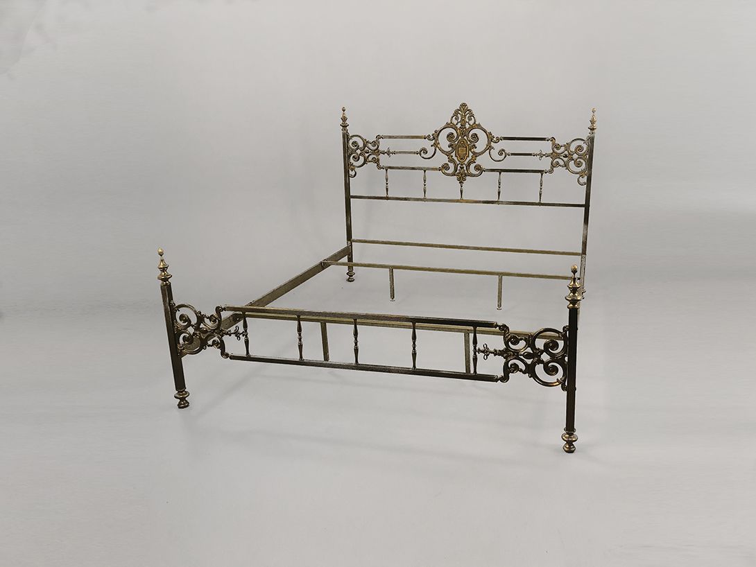 Foto Brass Bed Frame 202&#215;167 Paris 1920