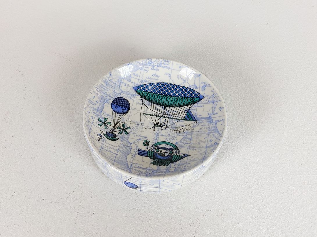 Foto World Map Ashtray, Germany h4x13