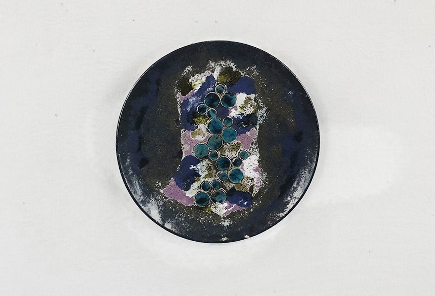 Foto Abstract Ceramic Wall Plate ø36