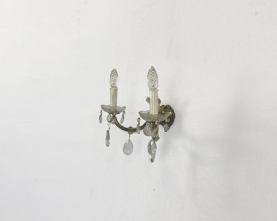 Foto Wall Lamp with Two Candles h32