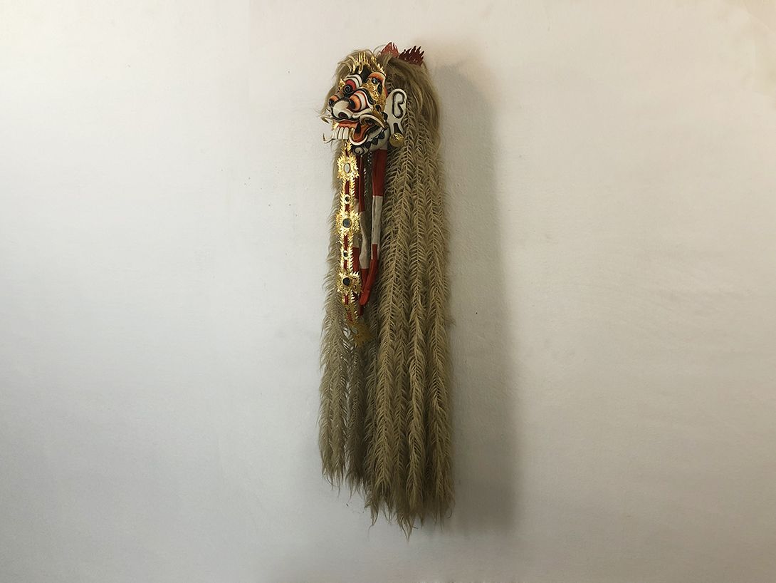 Foto Balinese Ritual Dance Tribe Mask 1956 h170