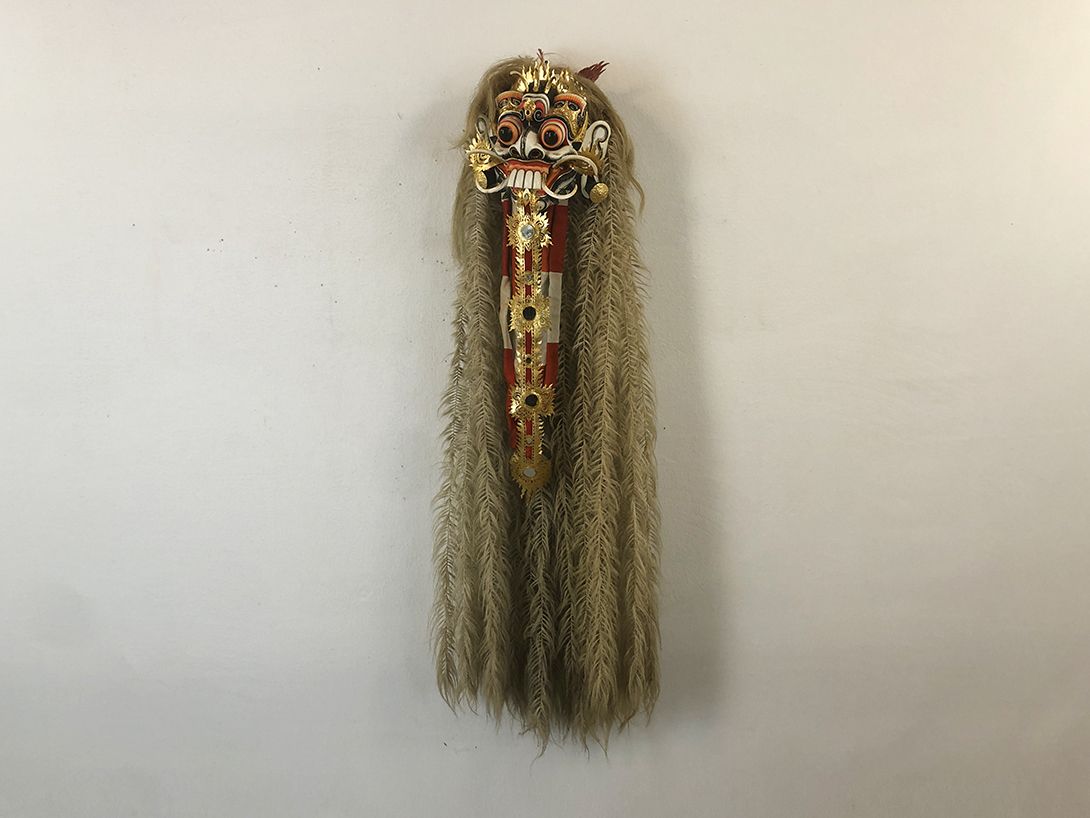 Foto Balinese Ritual Dance Tribe Mask 1956 h170