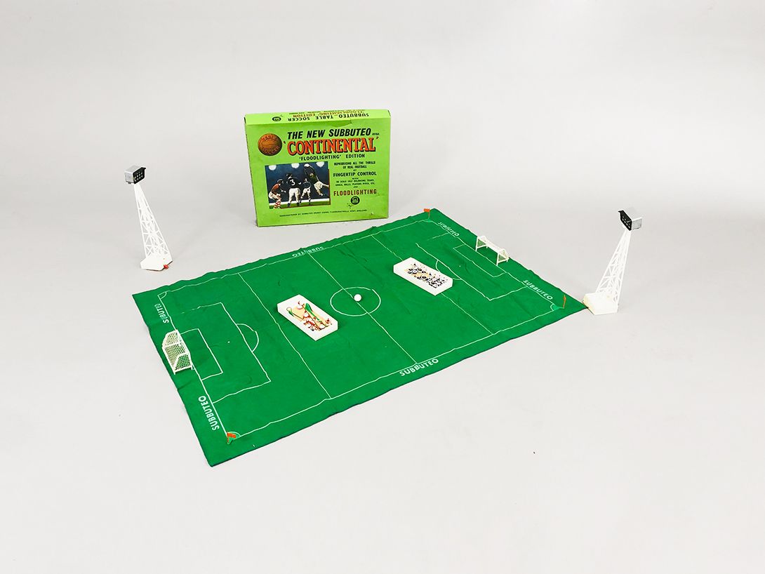 Foto Soccer Game with Floodlight