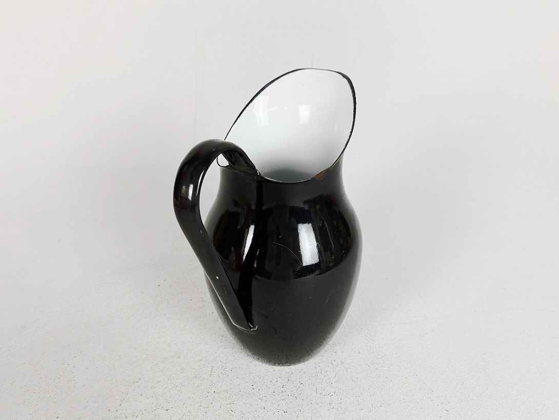 Foto Black Enamel Jug h26x19x15