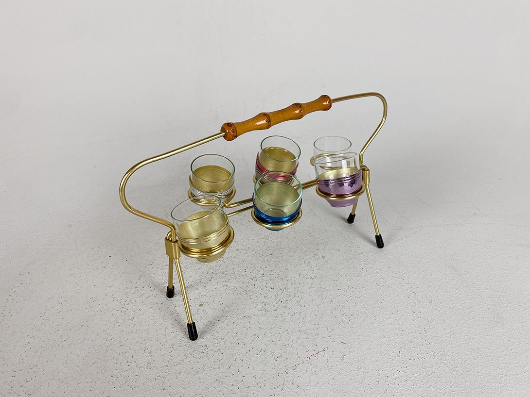 Foto Brass Shot Glass Stand