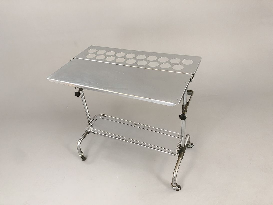 Foto Medical Trolley Industrial Metal Bar Cart h86x56x93