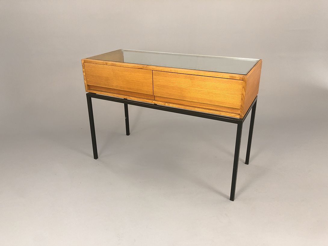 Foto Cabinet Showcase Display Midcentury Drawer