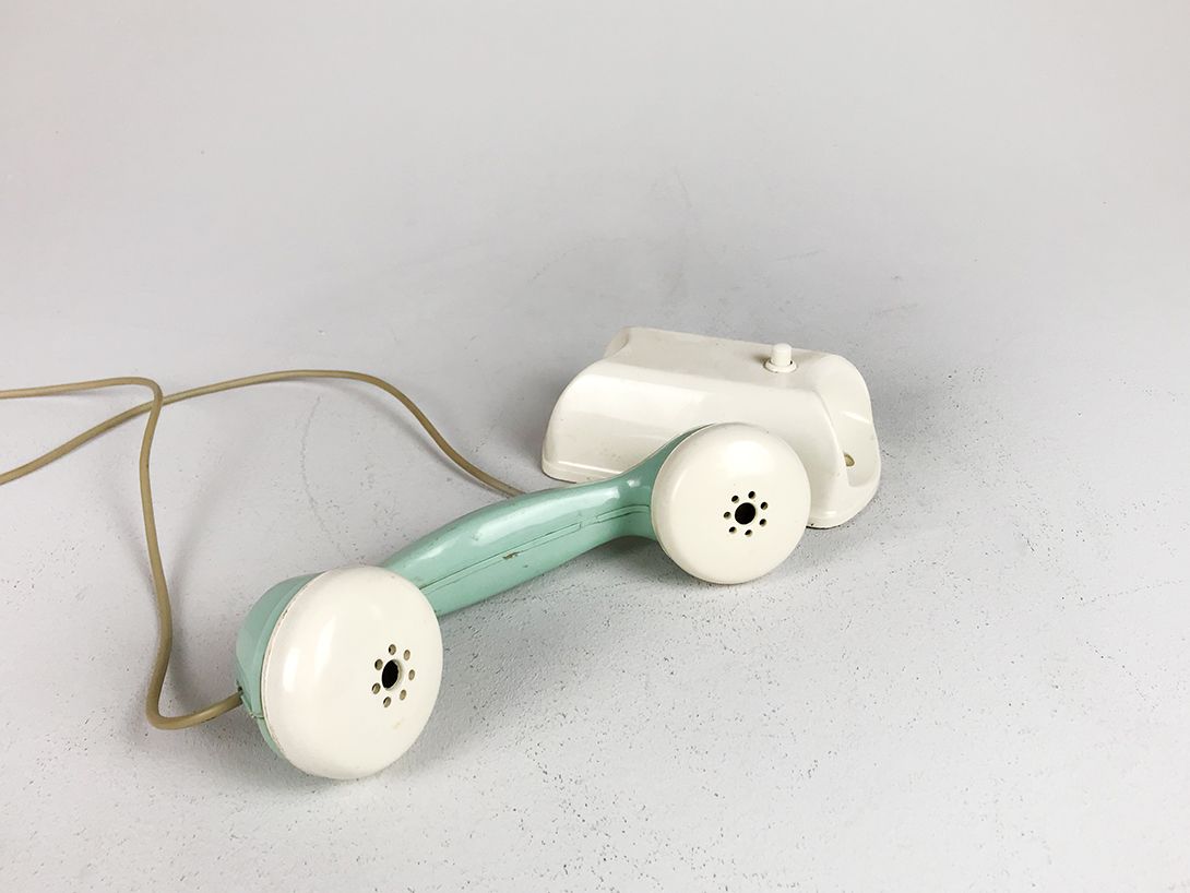 Foto Turquoise Flaco Telephone, GDR