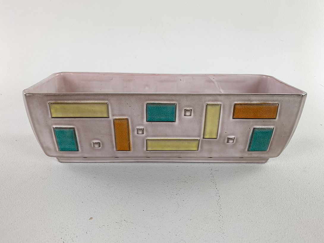 Foto Flower Box with Geometric Design 1955 h12x40x14