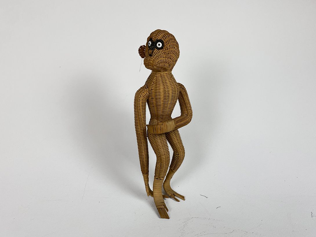 Foto Wicker Monkey Toy