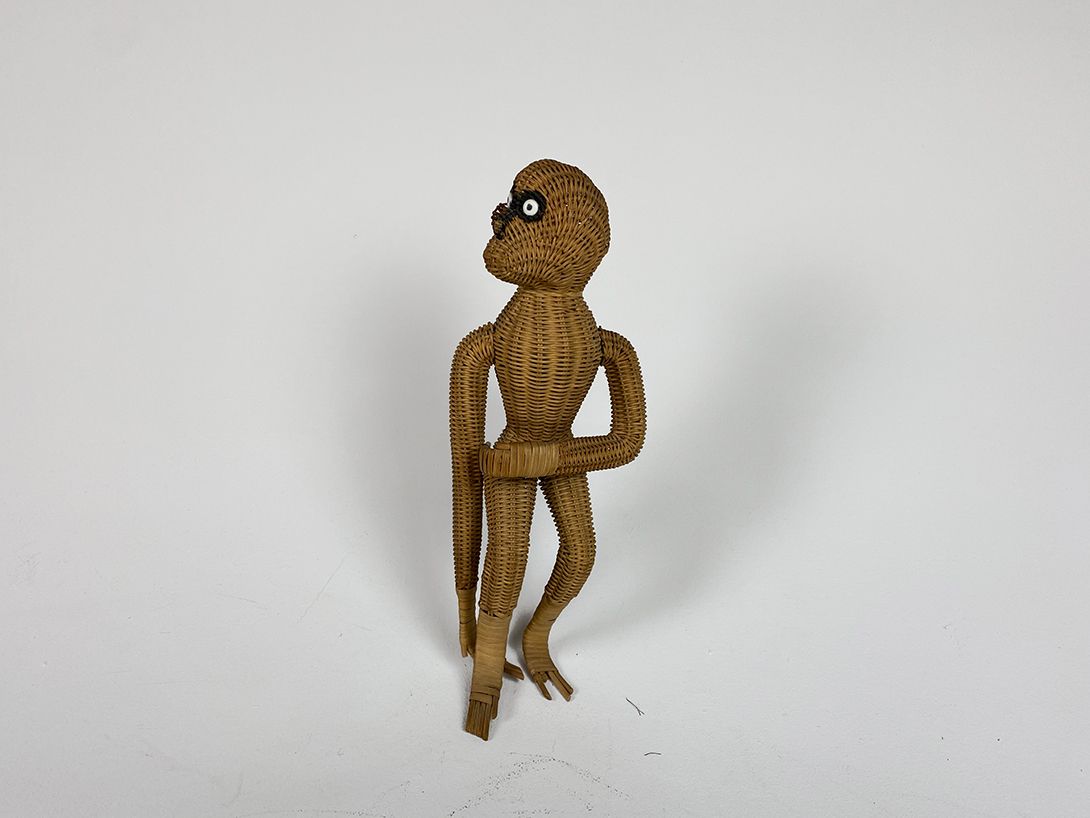Foto Wicker Monkey Toy