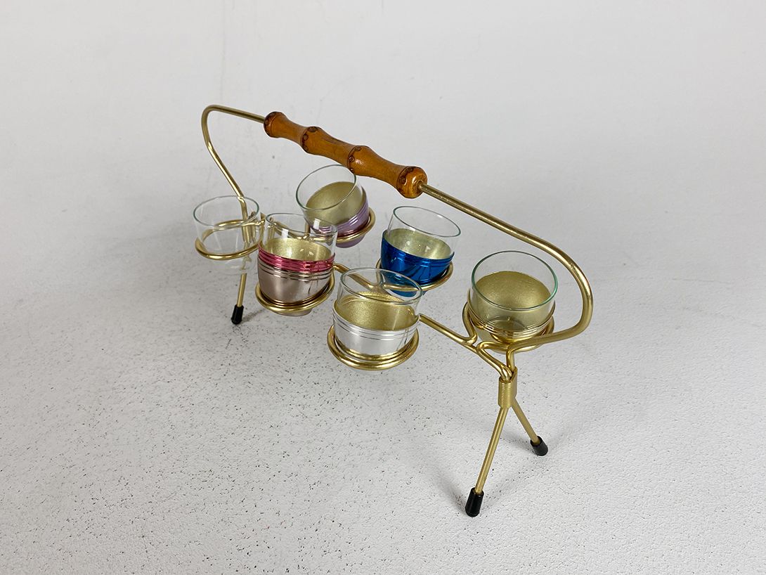 Foto Brass Shot Glass Stand
