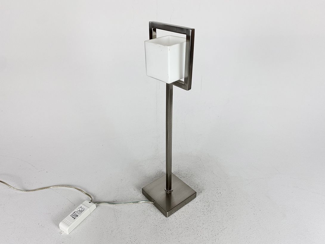 Foto Square Table Lamp with Metal Frame h52