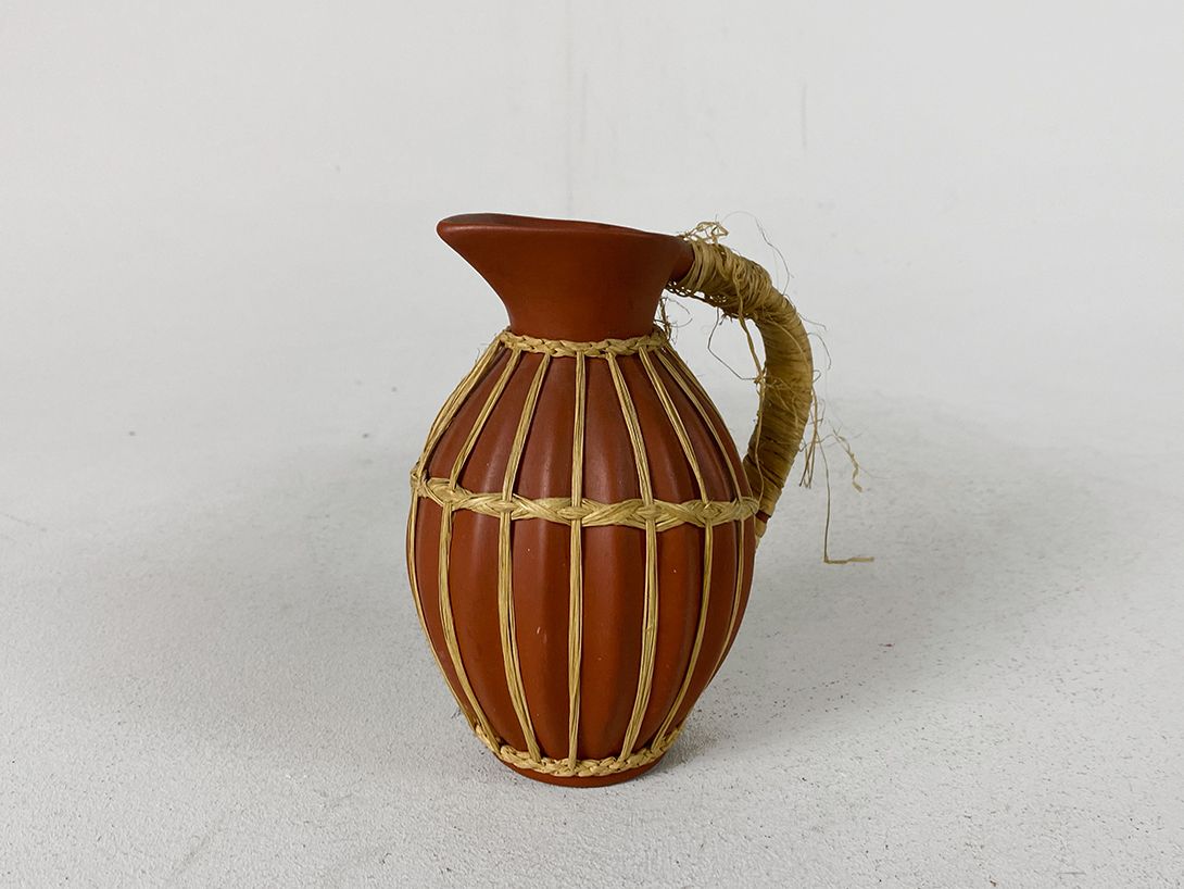 Foto Terracotta Jug Vase h16 E5
