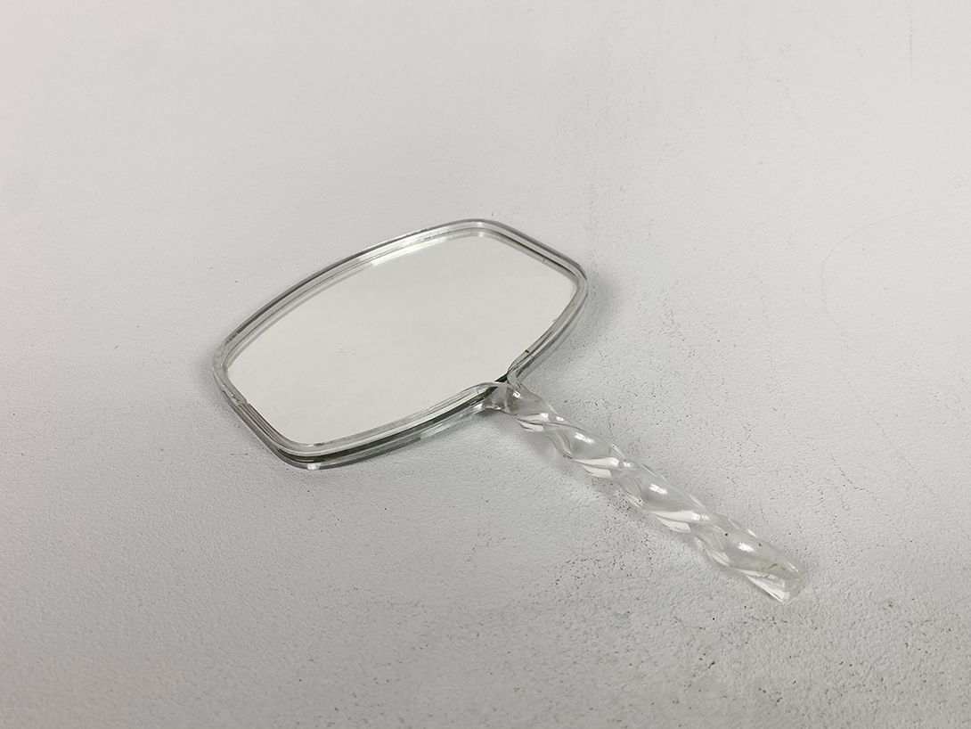 Foto Glass Hand Mirror h27x18x2