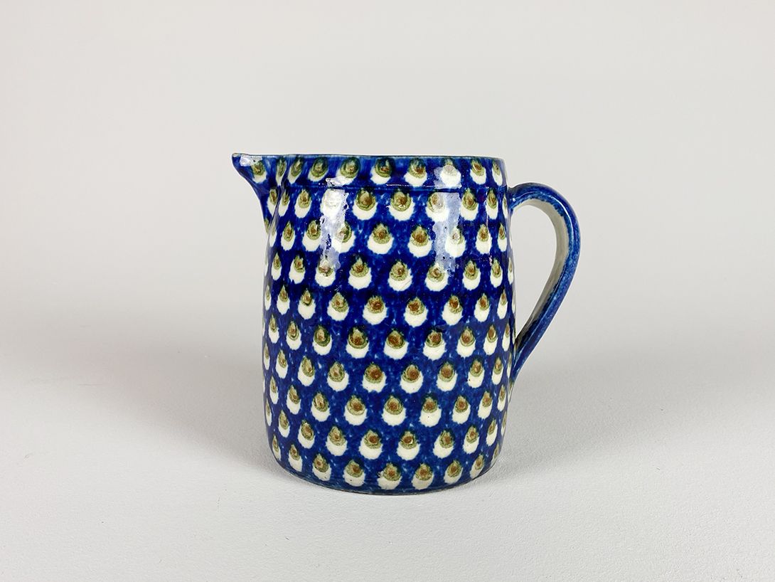 Foto Blue Hand painted Ceramic Jug