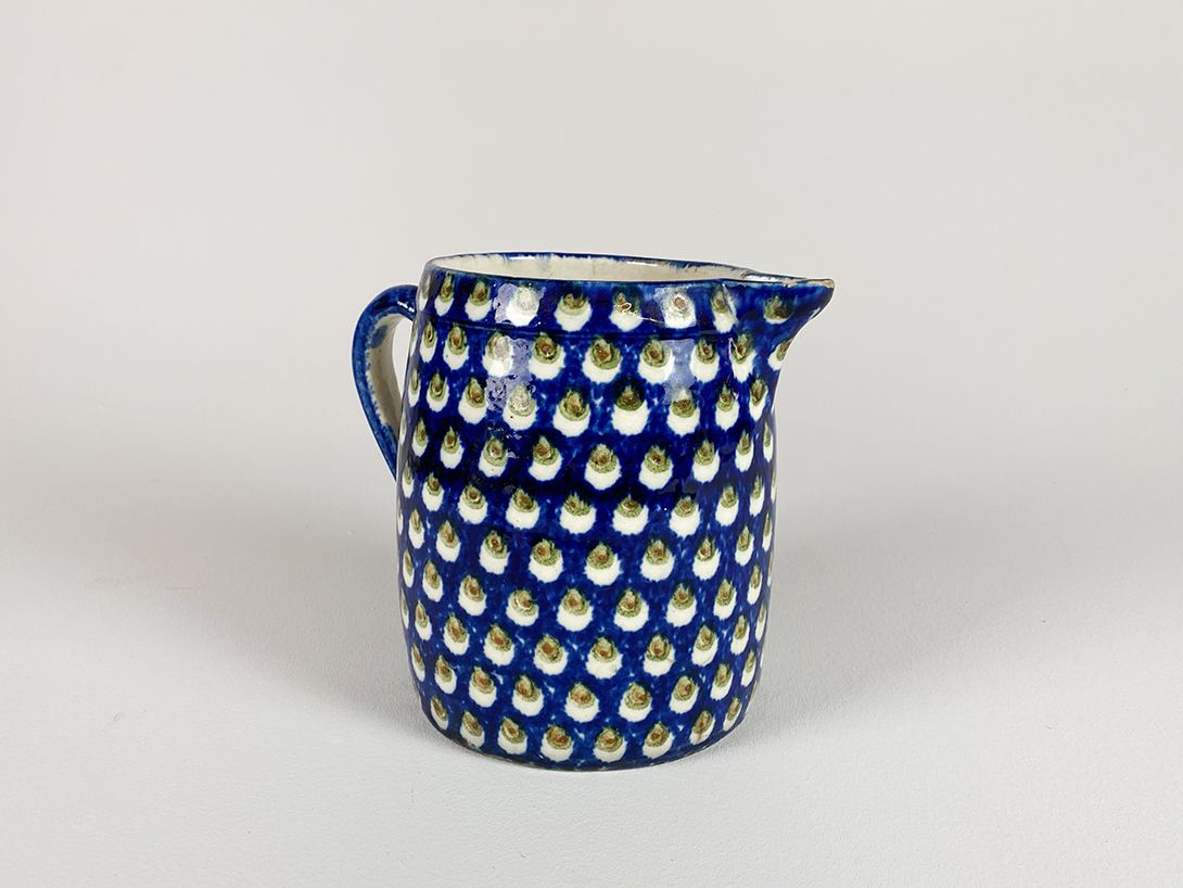 Foto Blue Hand painted Ceramic Jug