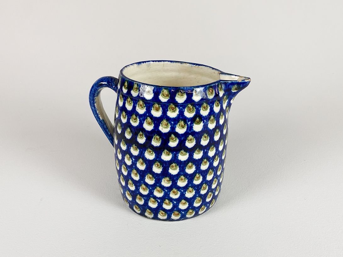 Foto Blue Hand painted Ceramic Jug