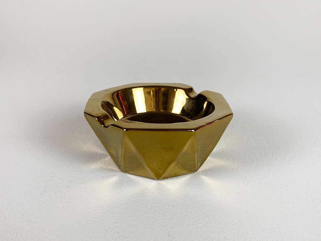 Foto Brass Angular Ashtray