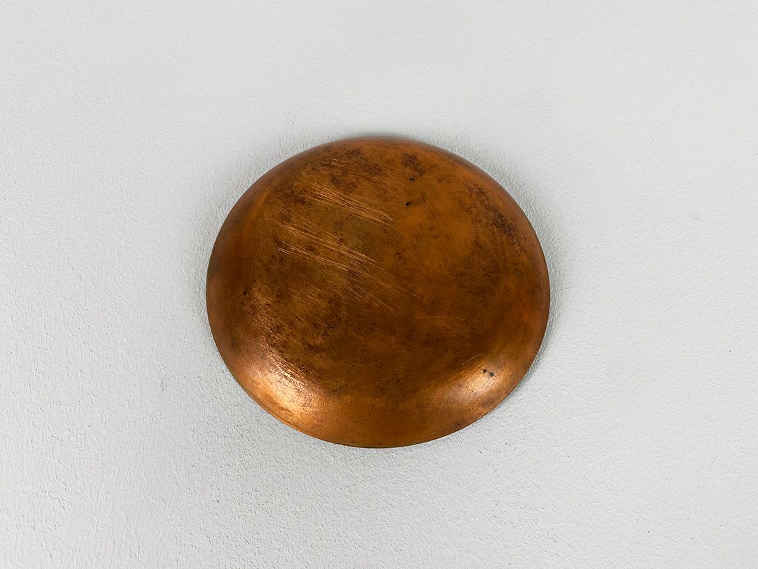 Foto Handpainted Copper Plate ø17cm